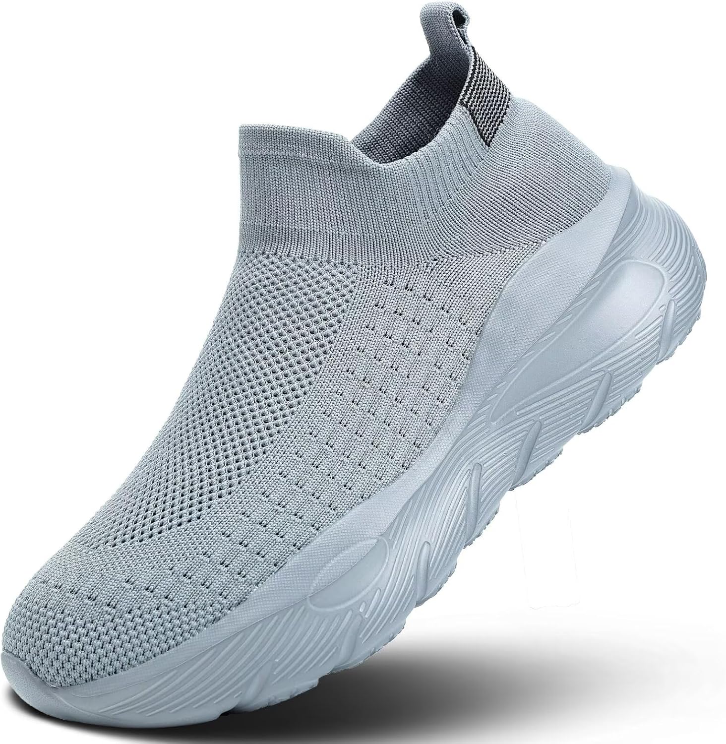 Mens Walking Shoes Running Athletic Sports Sneakers Slip on Mesh Lightweight Breathable Tennis Gym Soft Sole